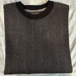 Black and Gray Men's Sweater
